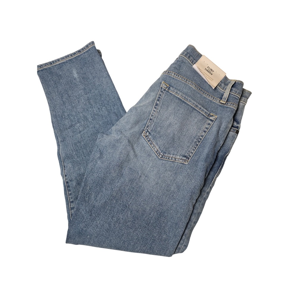 Flint and Tinder Jeans 32x30 Mens Blue Slim Fit Stretch Denim Huckberry NWT
